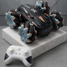 Graphene 4X4 Remote Control Drift Stunt Car 4Wd Racing Fall Resistant Rc Car 360° Rotating Dual Sided Climbing High-Speed Tumbling Cross-Country Battle Off Road Rechargeable Adults Boy Girl