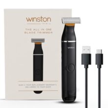 Winston Rechargeable All In One Blade Trimmer For Men Hybrid Trim Edge Shave With 6 Comb Attachments Beard Shaver & Styler For Men