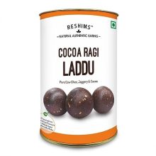 Reshims – Healthy Cocoa Ragi Laddu | Contains Cow-Ghee And Jaggery | Energy-Bar Replacement | No Chocolate Slabs Added | No Flavours Or Preservatives Added (240 Gms)