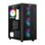 Geonix Hercules Rome Gaming Cabinet, 4 ARGB Fans, Mid Tower PC case, Black | Computer Case, Tempered Glass Side Panel, ATX/Micro-ATX/Mini-ITX Support, USB3.0/2.0 Ports, 300mm GPU Clearance, High Airflow