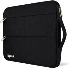 Dyazo Water Resistant Laptop Sleeve | Laptop Case Cover for 15 Inches(38cm),15.6 Inch(39.6cm) Laptops & Notebook (Black)