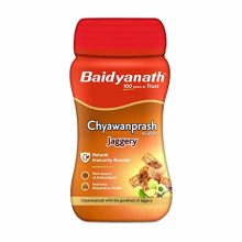 Baidyanath Jaggery Chyawanprash – 750Gm | Made With Goodness Of Gur | Enriched With Amla | Helpful In Cough & Cold | Helps Boosts Immunity (Pack Of 1)