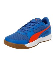 Puma Unisex-Adult Deuce Team Royal-Cherry Tomato-White Indoor Shoe – 11Uk (10760402)