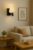 BENE Cadiz Wooden Indoor Modern Wall Lamp, E-27 Base Wall Light for Home Decor, Kitchen, Living Room, Bedroom, 13 cm (Dark Brown, Pack of 1)