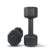 ARTINO 1Kg Pair Hexa PVC Dumbbells Set For Home Gym, Exercise & Fitness Dumbbell (Black) Fixed Weight Dumbbell (1Kg X 2PCS)