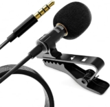 JBL Clip-On Lavalier Microphone | 3.5mm Collar Mic for Clear Voice Recording | Compatible with Smartphones, PC & Laptop | for YouTube, Vlogging & Interviews | 1.5M