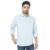 Spykar Men Blue Slim Fit Striped Casual Shirt (Size: XL)-EMSHST1BD014-Sky Blue