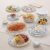 Larah By Borosil Moon Milky Way Dinner Set – 21 Pcs, Opal Glass Dinner Plates & Bowls Crockery Set for Dinning, White