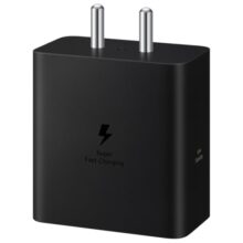 Samsung Original 60W Power Adapter (Black), GaN Fast Charging, USB Power Delivery 3.1, Universal Compatibility (Without Cable)