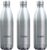 Flipkart Smartbuy Double Walled Cola 3000 Ml Flask(Pack Of 3, Silver, Steel)