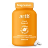 Arth Mood Support | Helps reduce anxiety & Stress | Hormone Free, Gluten Free, Allergen Free | Complete with Magnesium Bisglycinate + Vit D2 | 30 Day Supplement (30 Tablets)