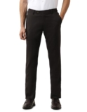 Arrow Men’S Checked Tapered Fit Trousers (Araeotr1921_Brown_32)