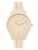 French Connection Zest Apricot Color Round Dial Womens Analogue Watch FCS05B
