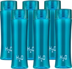 Flipkart Smartbuy Premium Quality Oval Round Shape Water Bottle Set Of Fridge 1020 Ml Bottle(Pack Of 6, Green, Pet)