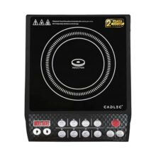 CADLEC CookFusion_5 2000W Induction Cooktop for Home & Kitchen | Powerful Performance, 7 Cooking Modes, LED Display, Auto Shut-Off & Overheat Protection | BIS Approved, 2-Year Warranty | Black