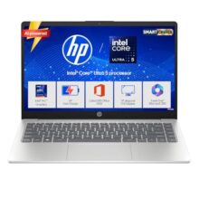 HP 15 Smartchoice, Intel Core Ultra 5 125H 12 TOPS, 24GB DDR5 (Upgradeable) 1TB SSD,Anti-Glare, FHD, 15”/39.6cm,Win11, M365*Office24, Silver, 1.65kg, FD1458TU, FHD Camera w/Shutter, Backlit AI Laptop