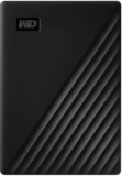 Wd My Passport 1 Tb External Hard Disk Drive (Hdd) 5 Gb/S, Usb 2.0, Usb 3.0 Cable, Compatible With Windows(Black)