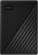 Wd My Passport 1 Tb External Hard Disk Drive (Hdd) 5 Gb/S, Usb 2.0, Usb 3.0 Cable, Compatible With Windows(Black)
