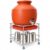 Homeor Stainless Steel Round Surface Matka Stand for Water Pot with Tray, Pot Stand for Kitchen Utensils, Steel Matka Stand for Kitchen, Water Pot Stand for Kitchen with Anti-Slip Feet, 8 X 7.5 Inch