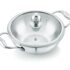 Tosaa Livmax Tri-ply Kadhai with Glass Lid 20 cm
