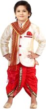 JCT DRESSES Boys Festive & Party, Wedding Kurta and Pyjama Set(Multicolor Pack of 1)