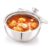 Anjali Epsb150 Stainless Steel Elite Pro Double Walled Insulated Serving Bowl With Glass Lid 1600 Ml