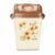 Nayasa Rectangular Swing Bin No 13 with Swing Lid, Capacity- 13.5 Liters, Without Inner Bucket, Multi Purpose Dustbin with Lid, Easy To Lift, Light Weighted, Ideal For Home/ Kitchen/ Office, L 33, B 21, H 40, Cream