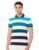 United Colors of Benetton Ombre Bold Stripe Pique Polo