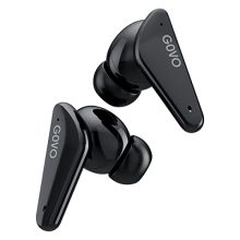 Govo Gobuds 600 True Wireless In Ear Earbuds With Mic, Enc, 40H Playtime, Fast Charge, Gaming Mode, Bluetooth V5.2, Ipx5, Type C, Super Bass & Touch (Platinum Black)