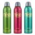 Nike Women Deodorant Spray Combo (Amber + Rose + Musk) – 200ml Each | Pack of 3 Long Lasting Body Spray | Odour Control & Freshness | Deo for Women