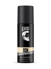 Beardo DON MOST WANTED Perfume Body Spray for Men, 120ml | No Gas Deo Body Spray For Men | Deodorant | Aqua, Citrus Musk Notes | Mens Perfume Long Lasting | Gift for men | Gift For Friends