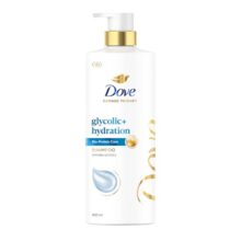 Dove Glycolic + Hydration Shampoo 650 ml with 5% Hydra-Glycol for Upto 100 hours of hydrated, fluid hair.
