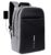 FUR JADEN Anti Theft Number Lock Backpack Bag with 15.6 Inch Laptop Compartment, USB Charging Port & Organizer Pocket for Men Women Boys Girls (Grey)