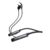 Ekko Unplug N04 Bluetooth in Ear Neckband Earphones, 50 Hours Playback Time, 10 mm Speaker Size, Quick Charging, Noise Cancellation, Twin Connect (Black)
