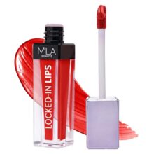 MILA BEAUTÉ Locked In Lips Liquid Lipstick |12 Hour Transfer Proof Formula with Hyaluronic Acid | Highly Pigmented Lipsticks | Shade –