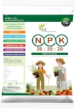 S.J ORGANICS NPK 20:20:20 Plant Food, Growth & Flowering, 2 KG | Balanced NPK 20:20:20 water soluble plant food with 20% N, 20% P and 20% K for gardening and plant nutrition.
