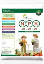 S.J ORGANICS NPK 20:20:20 Plant Food, Growth & Flowering, 2 KG | Balanced NPK 20:20:20 water soluble plant food with 20% N, 20% P and 20% K for gardening and plant nutrition.