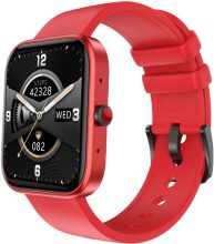 Fire-Boltt Ninja Call 2 with 46.5mm (1.83) display,Bluetooth Calling with 27 Sports Modes Smartwatch(Red Strap, Free Size)