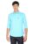 U.S. POLO ASSN. Men Cotton Regular Solid Dobby Shirts (USSHTR0019_M_Aqua)
