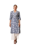 Kalaanj Kurta Set For Women || Women Kurta Set || 2pic Kurta For Women (Kurta 86-90) (Blue, L)