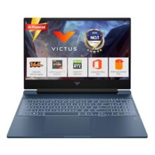 HP Victus, AMD Ryzen 7 7445HS, 6GB RTX 3050, 16GB DDR5(Upgradeable) 512GB SSD, 144Hz, IPS, 300nits, FHD, 15.6”/39.6cm, Win11, M365* Office24, Blue, 2.29kg, fb3120AX, Backlit, DTS Audio, Gaming Laptop