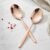 BLACKCARROT Rosegold Serving Spoon Set of 2 | 4mm Thickness, 304 Food Grade Stainless Steel, Dishwasher Safe | Elegant Serving Spoons for Dining & Gifting