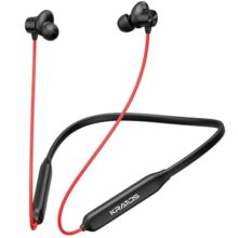 Kratos N4 Bluetooth Neckband with 52H Playtime, Deep Bass, Stereo Sound, HD Calls, Magnetic Earbuds, Type-C Fast Charging, Rich Audio, Hollow Switch for Comfort & Style