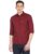 U.S. POLO ASSN. Men’s Solid Cotton Linen Tailored Fit Spread Collar Casual Shirt (USSHTC0071_Maroon_S)