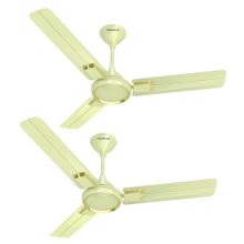 Havells Glaze 1200Mm 1 Star Energy Saving Ceiling Fan (Pearl Ivory Gold, Pack Of 2)