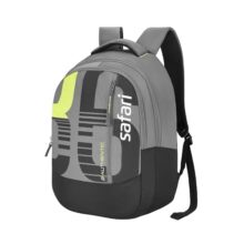 Safari Casual Backpacks 2 Compartments, Front Pocket, Bottle Holder, School Bags For Boys & Girls, College Bag For Women And Men, Ideal For School, College, Office & Travel,32 L, Grey