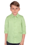 Allen Solly Boy’s Regular Fit Shirt(ABSFCSPF297960_Light Green2-3 Years) Light Olive