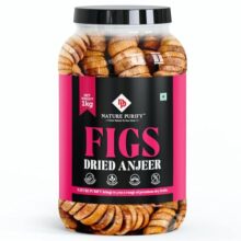 Nature Purify Premium Dried Figs | 1 Kg | Dried Anjeer | Rich Source Of Fiber | Healthy Snack | Ideal For Festive Gifting