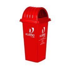 Cello Kleeno Dome Lid Plastic Garbage Dustbin Bucket 110 Ltr – Red – Manual-Lift