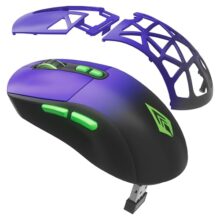 Archer Tech Lab Bluetooth Wireless Pro Gaming Mouse (Bt 5.3/2.4Ghz/ Wired) Pixart Paw3311 Sensor, Dpi (1000-13800)~1000Hz, 300 Ips Tracking 35G Acceleration|7 Rgb+7 Buttons|Pc Laptop Mouse(Hawkeye)